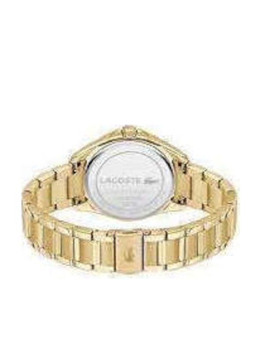 Lacoste Mainsail Men's Battery Watch with Gold Metal Bracelet