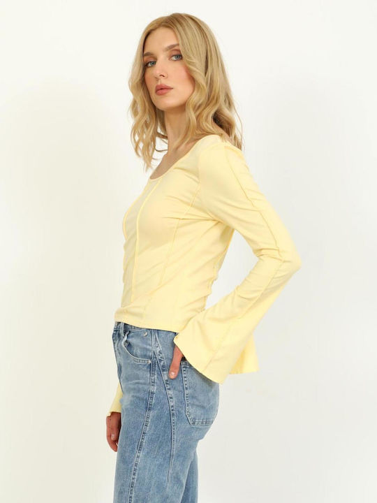 Women's Blouse Yellow