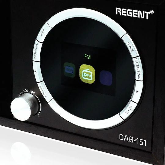 Ferguson REGENT Портативен Радиоприемник с Мрежово Захранване с Bluetooth Черен