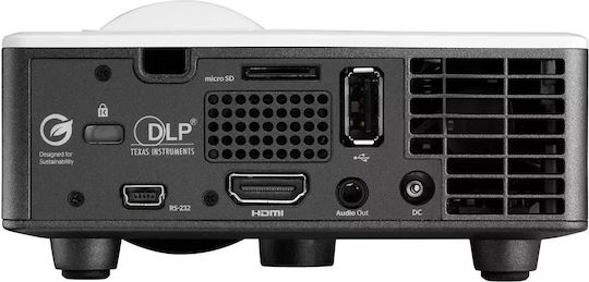 Optoma ML1050STi Mini 3D Projector DLP HD Simple Lamp with Built-in Speakers