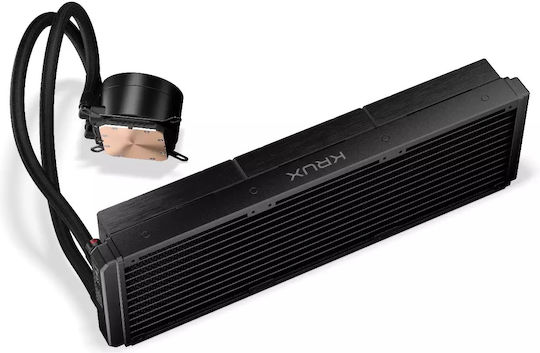 Krux HydroX 360 ARGB Water Cooling System AIO CPU with 3 120mm Fans