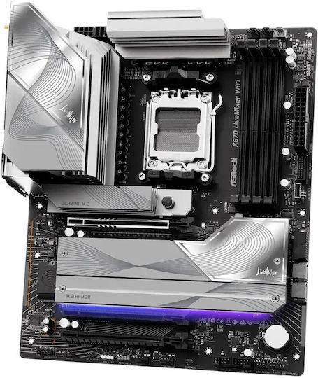 ASRock X870 LiveMixer WiFi Motherboard ATX με AMD AM5 Socket
