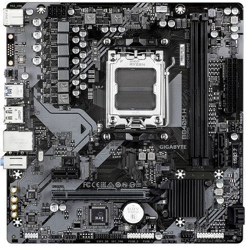Gigabyte B840M H Mainboard Micro ATX mit AMD AM5 Sockel