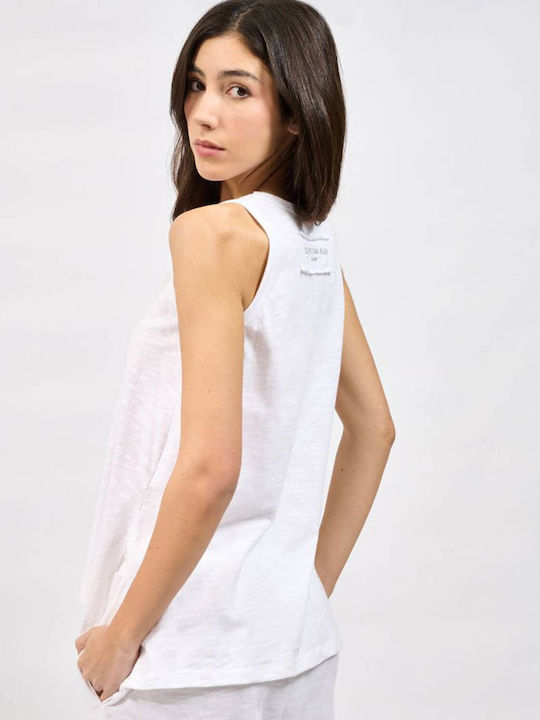 Women's Cotton Blouse Aura White