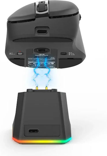 Redragon Ebony Ασύρματο Gaming Ποντίκι 24000 DPI Μαύρο