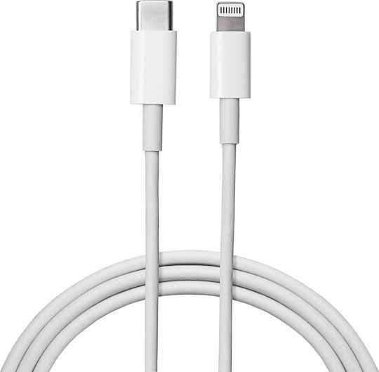 Akyga Regular la Cablu Lightning 20W Alb 1m (AK-USB-35)