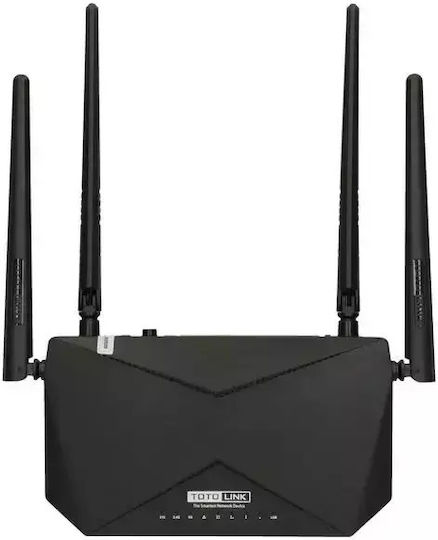TotoLink A3002RU v3 Безжичен Рутер Wi-Fi 5 - Wi-Fi 5 с 4 Порта Gigabit Ethernet