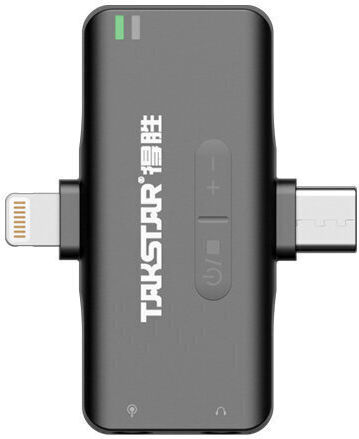 Takstar V4 Single Ασύρματο Μικρόφωνο Πέτου, Clip On για Κινητό
