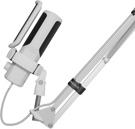 Genesis Radium 251 Mikrofon USB Desktop, stoßmontiert in White Farbe