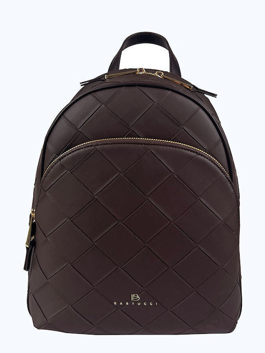 Set Women's Backpack Bag Brown