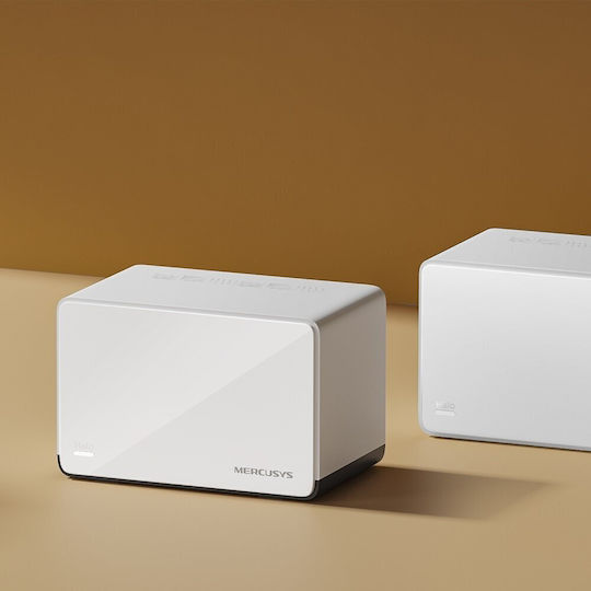 Mercusys Halo H85X WiFi Mesh Network Access Point Wi‑Fi 6 Dual Band (2.4 & 5GHz) in Double Kit