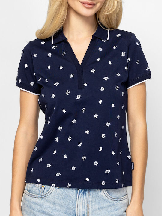Women's Cotton Blouse Hibiscus