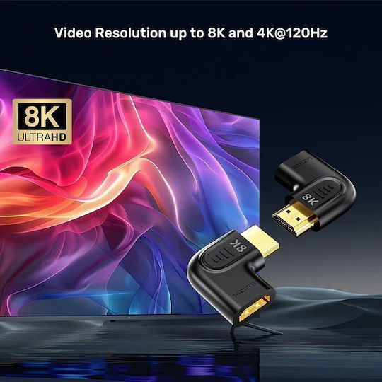 Unitek HDMI Converter Male To HDMI Female Gold 1 Piece A1047ABK