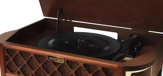Sencor STT 016 STT 016 Πικάπ με Belt Drive, Προενίσχυση και Ενσωματωμένα Ηχεία Καφέ