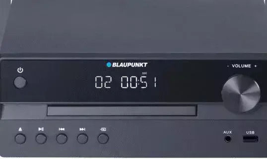 Blaupunkt Ηχοσύστημα 2.1 MS55SUB 240W με CD Player και Bluetooth Μαύρο