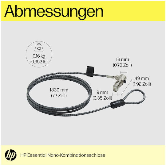 HP Încuietoare COMBO NANO ESENȚIAL Combination