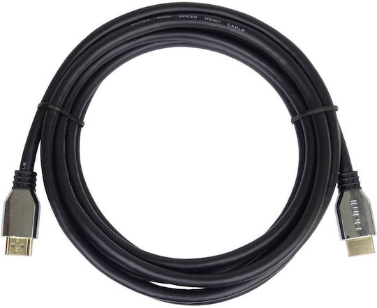 PremiumCord Cable HDMI male - HDMI male 1.5m Μαύρο