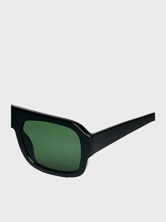 AV Sunglasses Mila Unisex Γυαλιά Ηλίου με Μαύρο Κοκκάλινο Σκελετό και Πράσινο Φακό