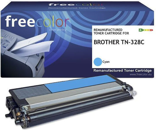 Freecolor Compatible Toner For Brother Laser Printer Brother Tn-328c 6000 Pages Cyan
