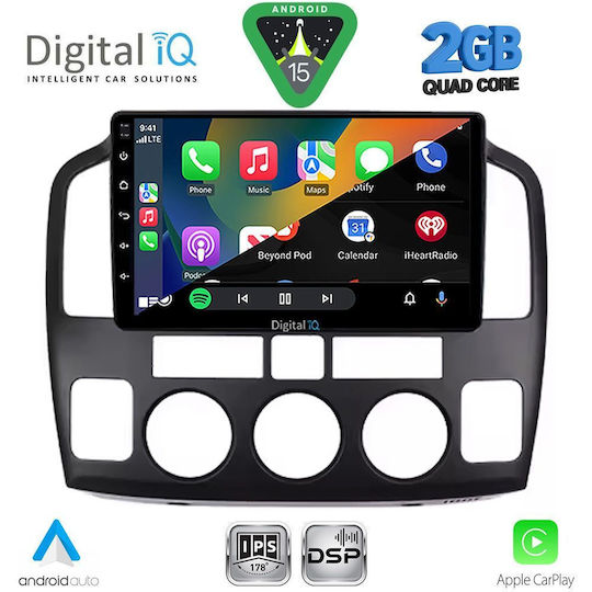 Digital IQ Ηχοσύστημα Αυτοκινήτου για Suzuki Vitara 2000-2005 (Bluetooth/USB/WiFi/GPS/Apple-Carplay/Android-Auto) με Οθόνη Αφής 9"