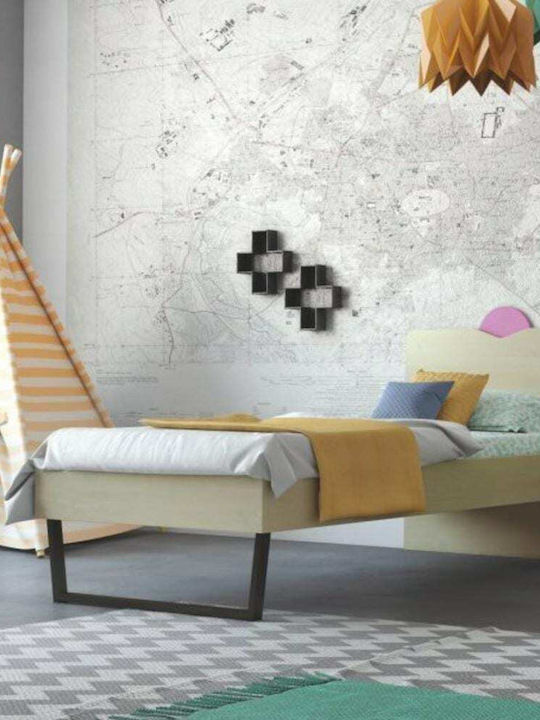 Ανατολή Kids Bed Classic Single Pink for Mattress 90x190cm