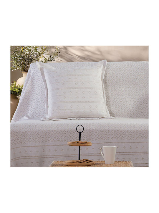 Nef-Nef Homeware Ishmar Ριχτάρι Πολυθρόνας 170x180εκ. Μπεζ