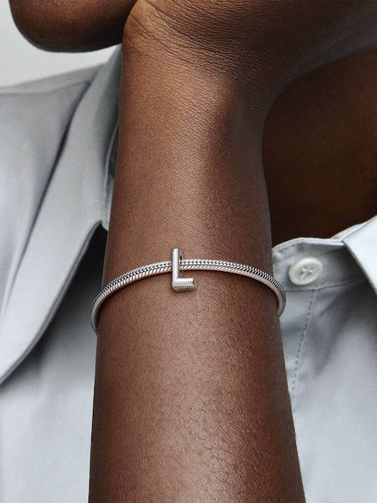 Pandora Charm Μονόγραμμα από Ασήμι
