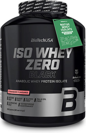 Biotech Usa Wave Shaker 600ml Black-smoked & Biotech Usa Iso Whey Zero Black 1816g Strawberry & Katerelos Fitness Ζώνη Αδυνατίσματος Εφίδρωσης 130cm X 26.50cm X 5mm One Size Custom Bundle