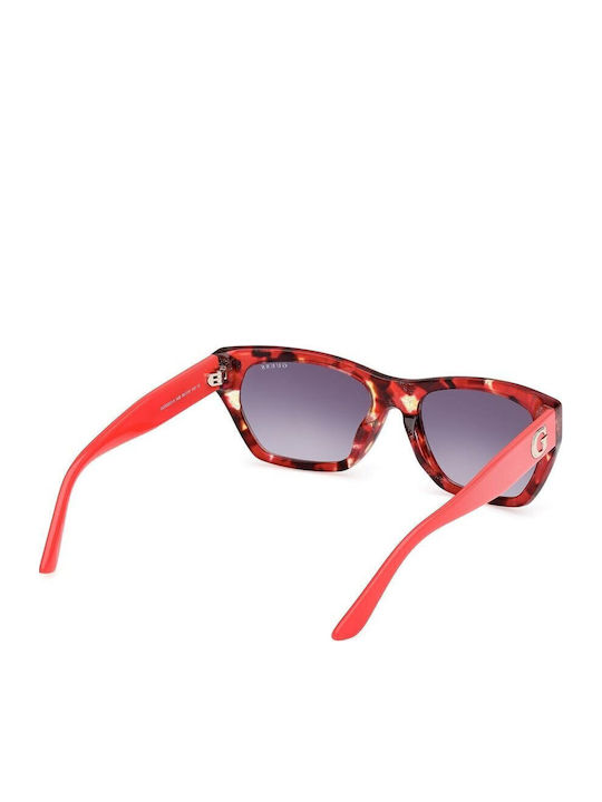 Guess Women's Sunglasses with Brown Tartaruga Plastic Frame and Gray Gradient Lens GU00203H 54B