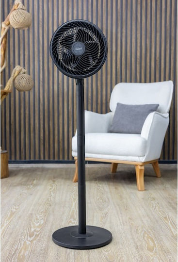 Zilan Pedestal Fan 65W 27cm Diameter Black