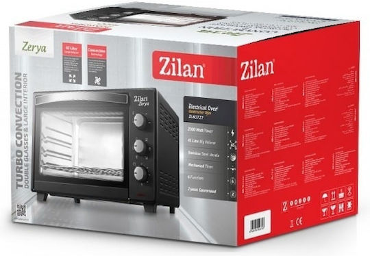 Zilan Cuptor electric 45lt Fara arzatoare Negru