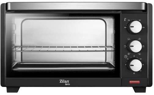 Zilan Electric Countertop Oven 19lt Without Burners Black