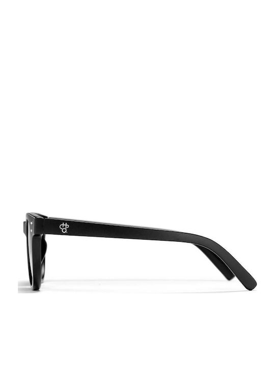 Chpo Coxos X Women's Sunglasses with Black Plastic Frame and Black Lens 16133GG