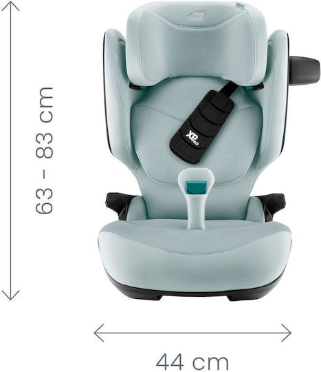 Britax Romer Kidfix Pro Style Baby Car Seat High-back Booster i-Size with Isofix Carbon Black 15-36 kg
