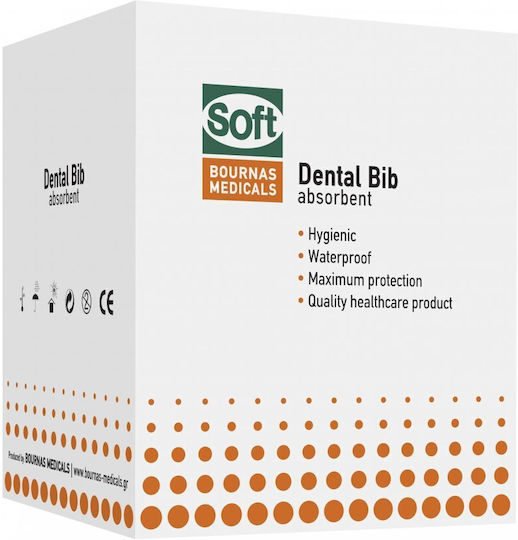 Soft Care Οδοντιατρική Πετσέτα Κίτρινη 2ply + 1ply με Dispenser 500τμχ