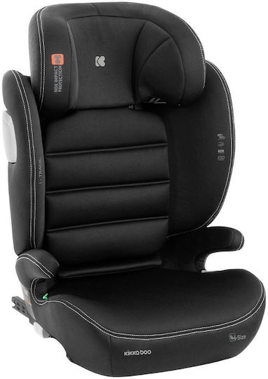 Kikka Boo i-Track Детско Столче за Кола i-Размер с Isofix Черно 15-36 кг