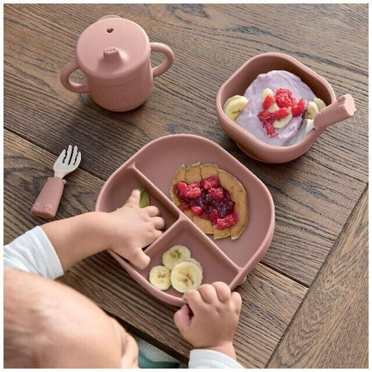 Mamas & Papas Silicone Feeding Set with Anti-Slip Base 5pcs