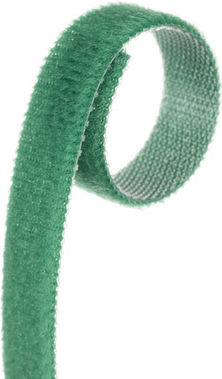Bandă Adezivă cu Cârlig și Buclă Verde 5mx10mm