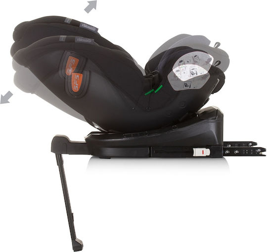 Chipolino Tourino Scaun Auto pentru Copii i-Size cu Isofix Negru 0-36 kg