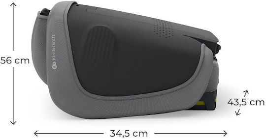Kinderkraft Unity 2 Καθισματάκι Αυτοκινήτου High-back Booster i-Size με Isofix Grey