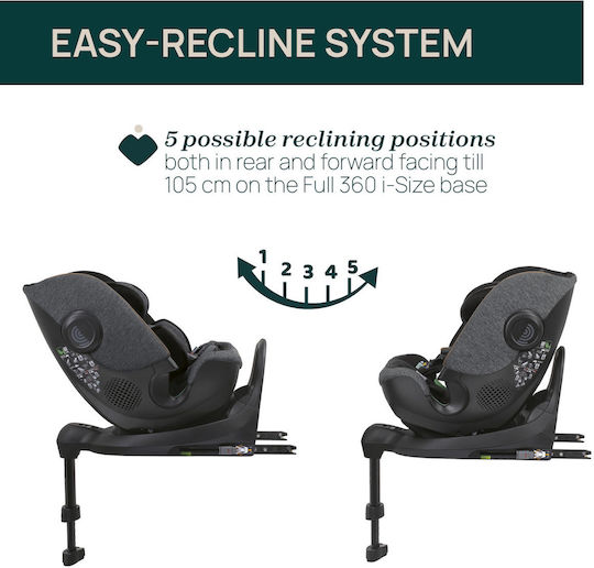 Chicco Bi-Seat Scaun Auto pentru Copii i-Size cu Isofix Air Black