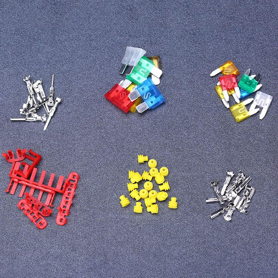 Set Terminale Conectori Etanșe 240 Bucăți Cutie Depozitare Plastic 19.5 × 13.1 × 4 Cm