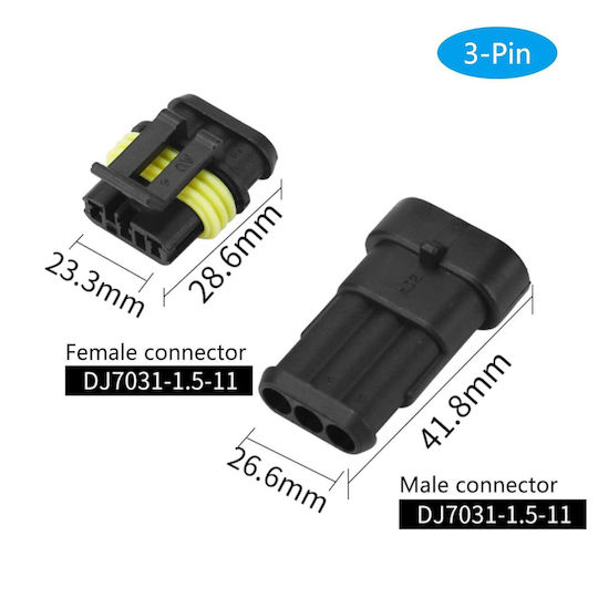 Set Terminale Conectori Etanșe 240 Bucăți Cutie Depozitare Plastic 19.5 × 13.1 × 4 Cm