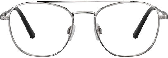 Serengeti Herren Metallisches Brillengestell Silber SS123557
