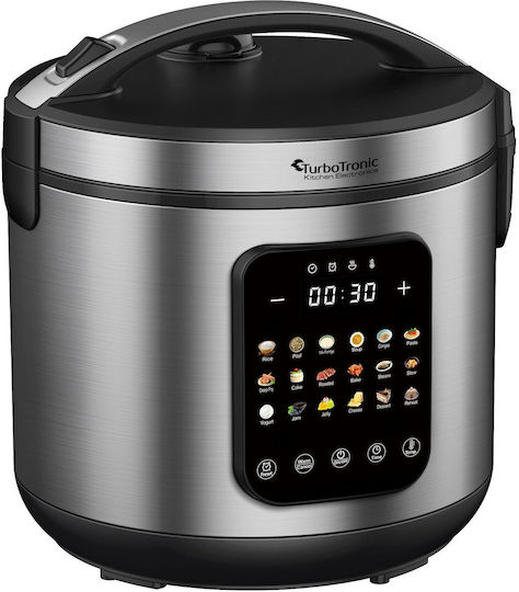 Turbotronic Multifunktionskocher 860W mit Kapazität 5Es Silber