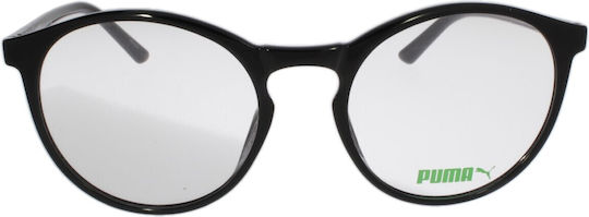 PUMA Women's Acetate Prescription Eyeglass Frame Black PU0177O 001