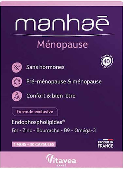 Manhae Manhae Menopause Συμπλήρωμα Για Την Εμμηνόπαυση 30 Κάψουλες
