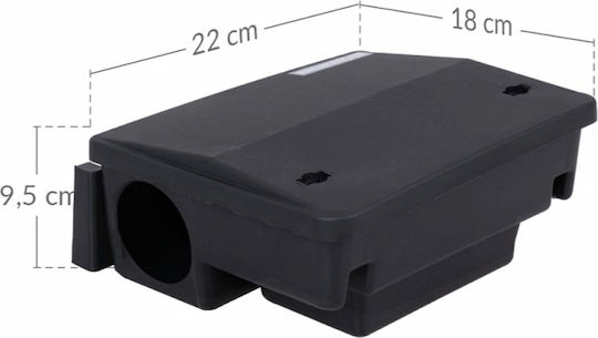 Δολωματικός Σταθμός από Πλαστικό 22x18x9.5cm ZN1RCK3QWS1261