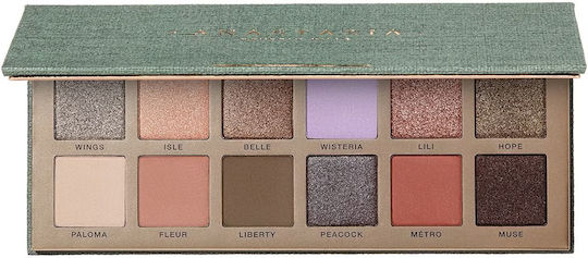 Anastasia Beverly Hills Παλέτα με Σκιές Ματιών Matte σε Στερεή Μορφή Nouveau Palette 1.34gr