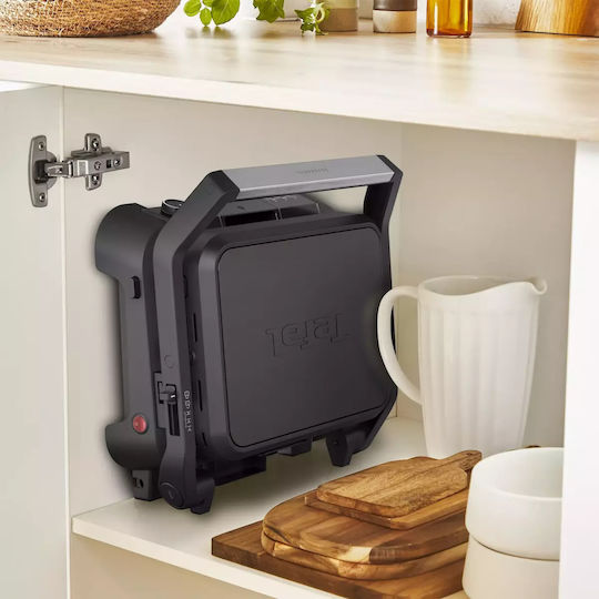 Tefal Supergrill 3In1 Сандвич тостер грил с подвижни плочи 2000W Черна